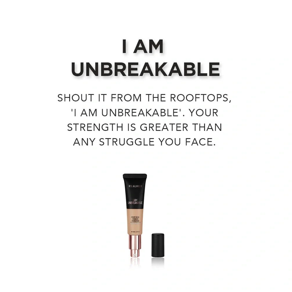 RARE Realher Power Wear Probiotic‎ Foundation I Am Unbreakable (Sand) 1.2 Ounces
